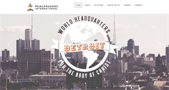 Desktop Screenshot of peacemakersinternational.org